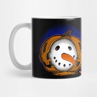 Jack O Snowman Pumpkin Mug